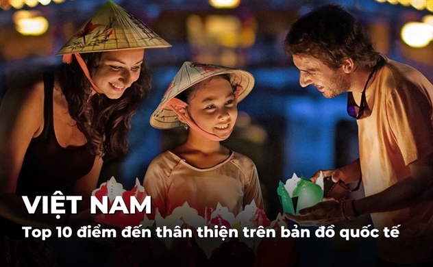 Việt Nam: Top 10 điểm đến thân thiện trên bản đồ quốc tế