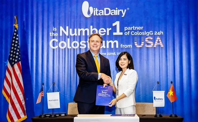 VitaDairy Việt Nam ký hợp đồng 200 triệu USD với Pantheryx Hoa Kỳ