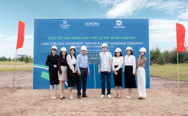 Dự án 30 triệu USD từ Singapore tại KCN Dệt may sinh thái Aurora IP - Điểm sáng đầu tư tại Nam Định