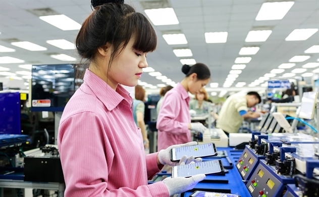 Electronics production accounts for almost 18% of Vietnam's industry sector