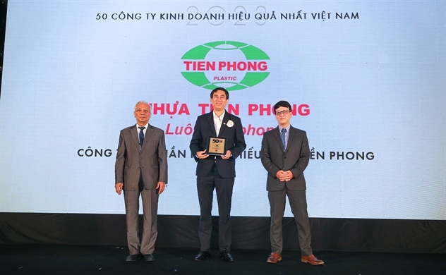 Nhựa Tiền Phong được vinh danh trong Top50 Công ty kinh doanh hiệu quả nhất Việt Nam 2023