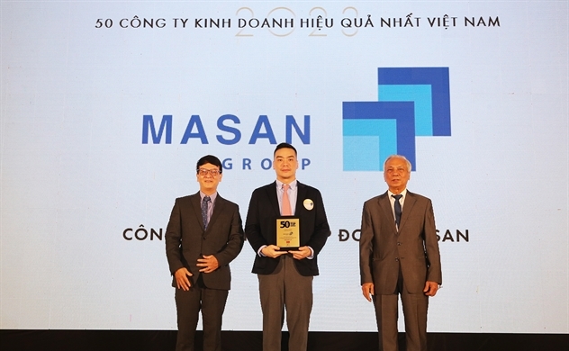Masan 10 năm liên tiếp được vinh danh Top 50 Công ty kinh doanh Hiệu quả nhất Việt Nam