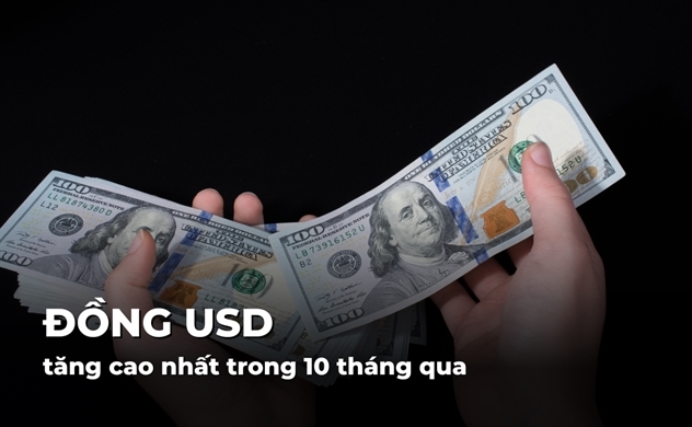 Đồng USD tăng cao nhất trong 10 tháng qua