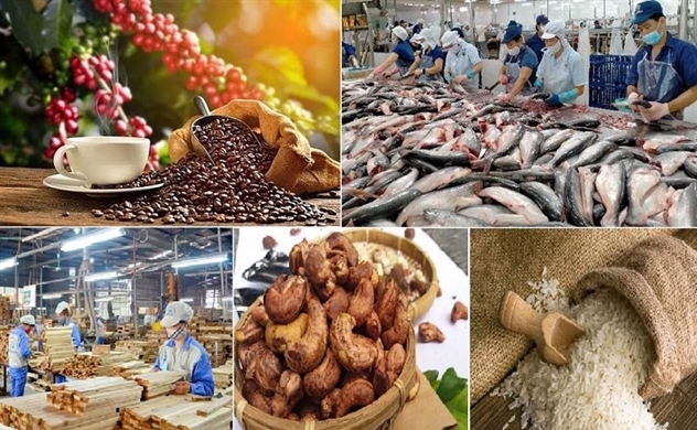 The agro-forestry-fisheries sector has a trade surplus of over $8 billion