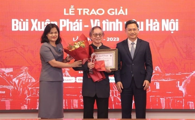 NSND Đặng Nhật Minh được vinh danh Giải thưởng Lớn Bùi Xuân Phái - Vì tình yêu Hà Nội 2023