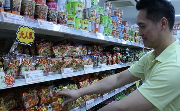 Mì gói Việt Nam và Thái Lan ngày càng được ưa chuộng tại Nhật Bản