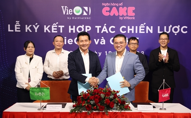 Cake và VieON hợp tác ra mắt thẻ tín dụng đồng thương hiệu