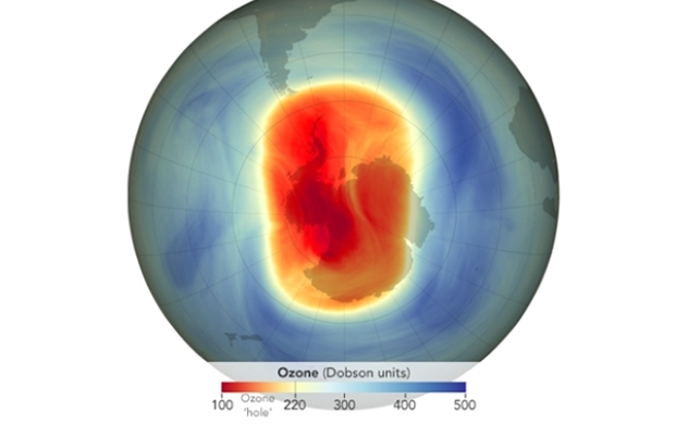 Lỗ thủng tầng ozone đang nhỏ lại
