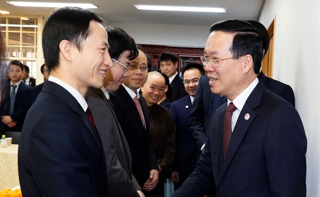 Chủ tịch nước Võ Văn Thưởng gặp kiều bào tại Nhật