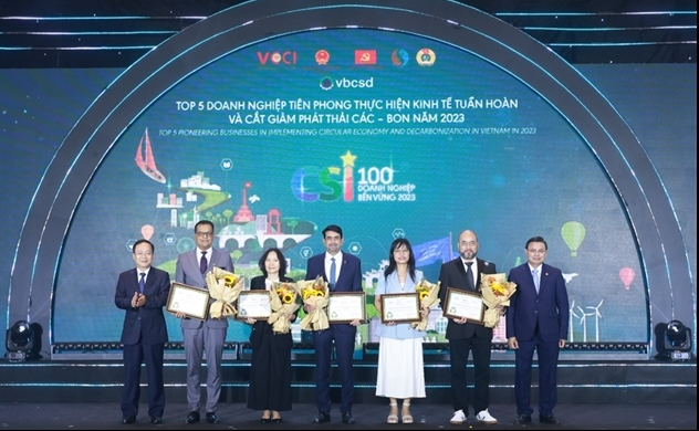 Coca-Cola được vinh danh Top 3 Doanh nghiệp bền vững tại Việt Nam