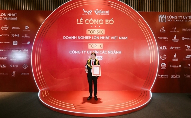 Dược Hậu Giang vào Top 10 Công ty Dược Việt Nam uy tín 2023