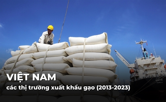 Các thị trường xuất khẩu gạo của Việt Nam (2013-2023)