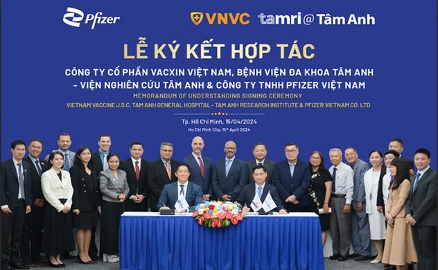 Pfizer Việt Nam, VNVC và Bệnh viện Tâm Anh hợp tác nâng cao việc chăm sóc sức khỏe