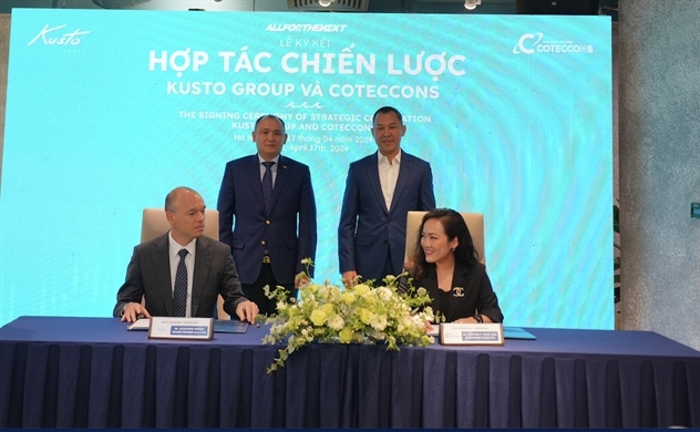 Kusto Group cam kết đồng đầu tư 200 triệu USD cùng Coteccons
