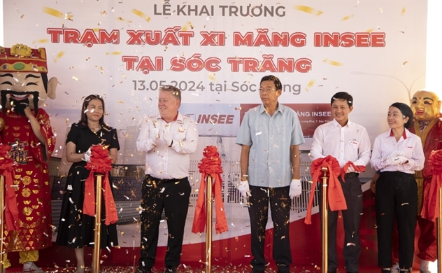 INSEE Việt Nam triển khai hoạt động trạm xuất xi măng mới tại Sóc Trăng
