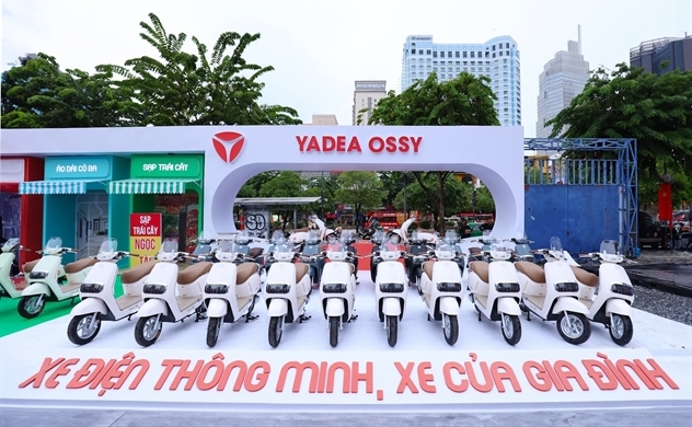 Yadea giới thiệu mẫu xe máy điện Ossy hoàn toàn mới