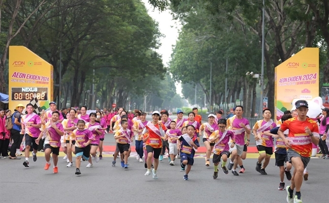 AEON Ekiden 2024 khép lại với gần 4.000 người tham gia