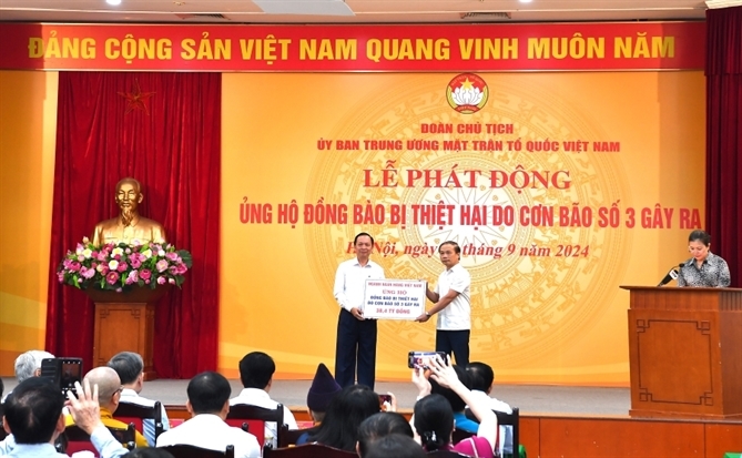 Nhiều hoạt động hỗ trợ khắc phục thiệt hại từ cơn bão Yagi