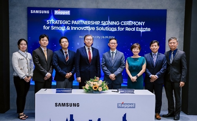 Samsung hợp tác cùng Keppel ứng dụng giải pháp công nghệ thông minh trong lĩnh vực bất động sản tại Việt Nam