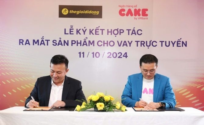 Cake và Thế Giới Di Động hợp tác cho vay tiêu dùng