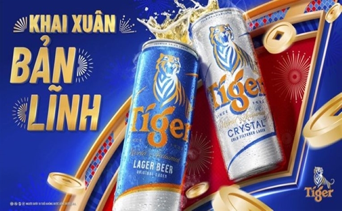 Bước tiến mới trong nhận diện thương hiệu của Tiger Beer