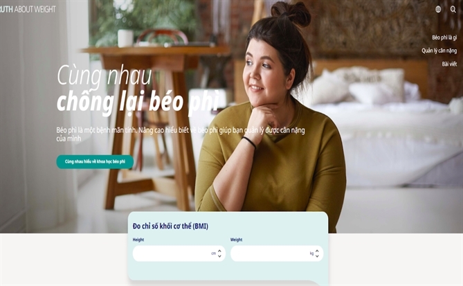 Website to raise public awareness about obesity ads