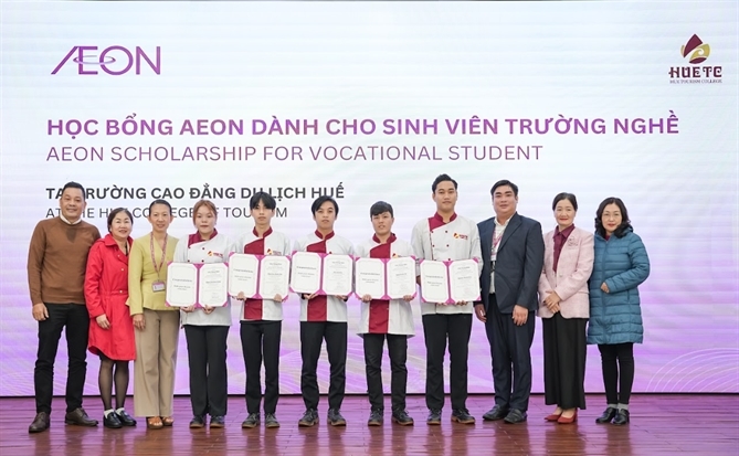 Khởi động Chương trình “Học bổng Aeon dành cho sinh viên Trường nghề”