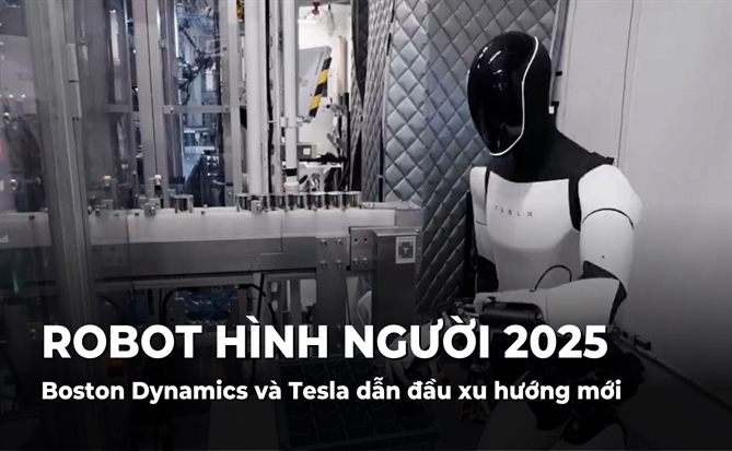 Robot hình người 2025: Boston Dynamics và Tesla dẫn đầu xu hướng mới