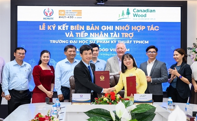 Canadian Wood Việt Nam đồng hành cùng Trường Đại học Sư phạm Kỹ Thuật TP.HCM