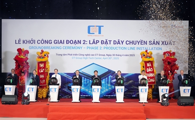 Khởi công nhà máy chip bán dẫn đầu tiên do người Việt làm chủ công nghệ