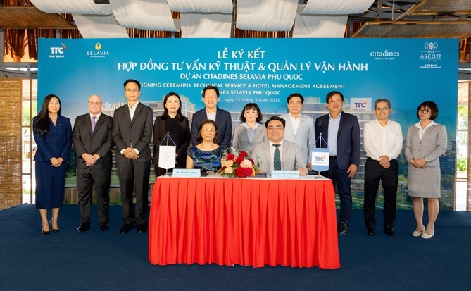 TTC Phú Quốc và Ascott ký kết hợp đồng tư vấn kỹ thuật và quản lý vận hành Citadines Selavia Phu Quoc
