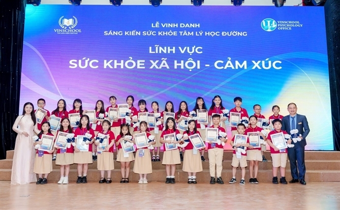 5.500 sáng kiến vì sức khỏe tâm lý: Khi học sinh Vinschool làm chủ hành trình hạnh phúc học đường