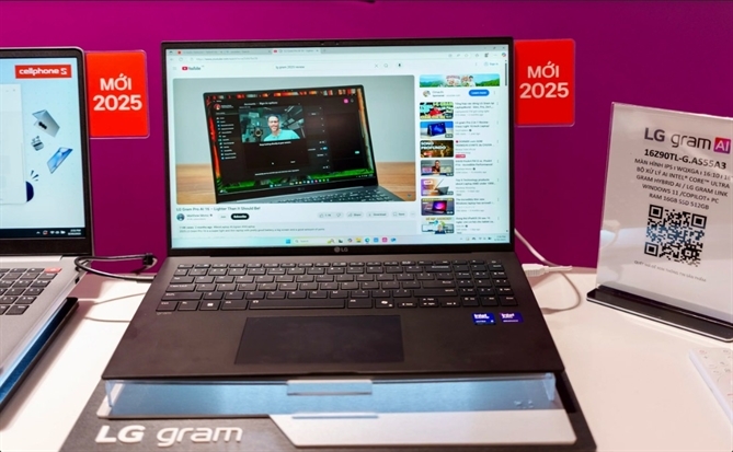 ‘Hybrid AI’ với laptop LG gram AI 2025 của LG
