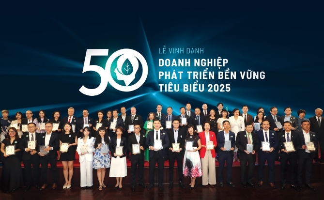 Top 50 Doanh nghiệp phát triển bền vững tiêu biểu 2025