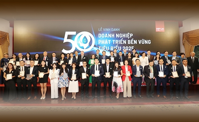 Top 50 Doanh nghiệp phát triển bền vững tiêu biểu 2025