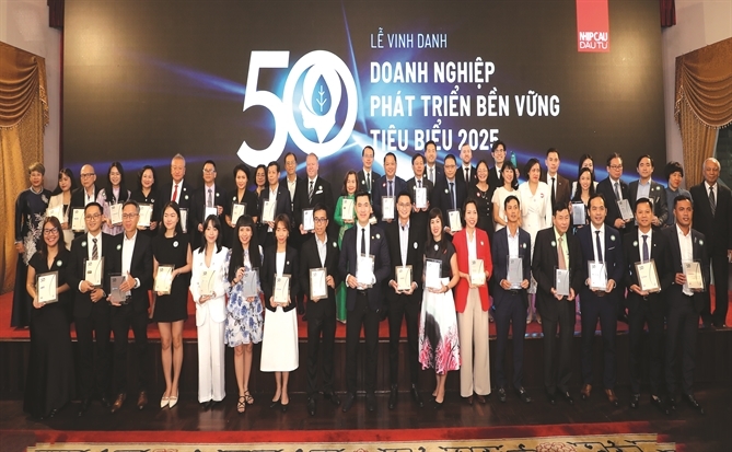 Top 50 Doanh nghiệp phát triển bền vững tiêu biểu 2025