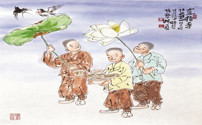 Tranh thiền lên giá