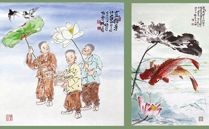 Tranh thiền lên giá