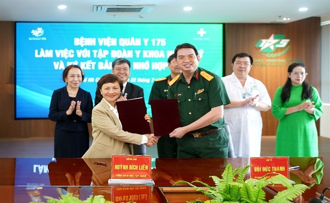 Tập đoàn y khoa Hoàn Mỹ và Bệnh viện Quân y 175 ký kết