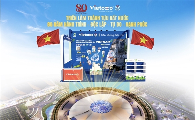 Mang tinh hoa Dừa Việt hòa nhịp cùng không khí đại lễ Quốc Khánh 2/9