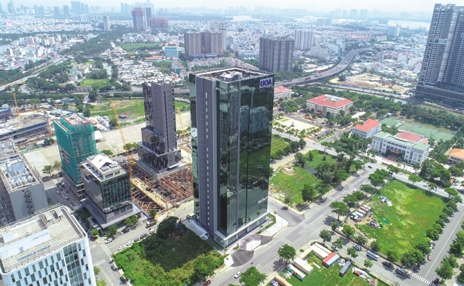 Tiền vào văn phòng cho thuê