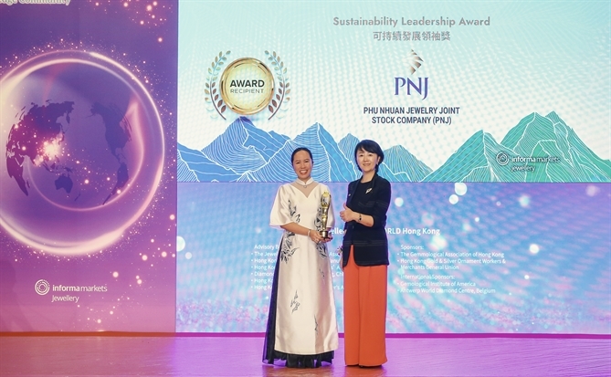PNJ đạt giải thưởng JWA về phát triển bền vững