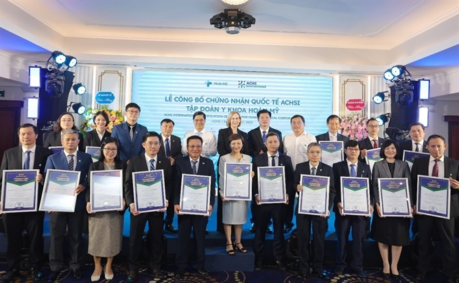 Hoàn Mỹ đạt chứng nhận quốc tế ACHSI cho toàn hệ thống y tế tư nhân đầu tiên tại Việt Nam
