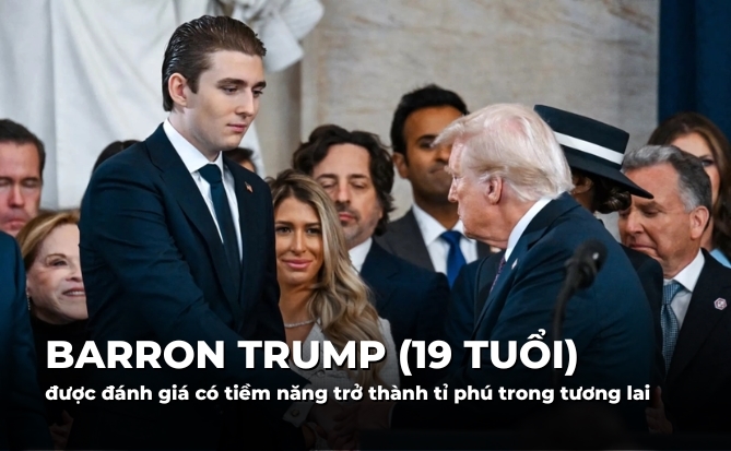 Barron Trump được đánh giá có tiềm năng trở thành tỉ phú trong tương lai