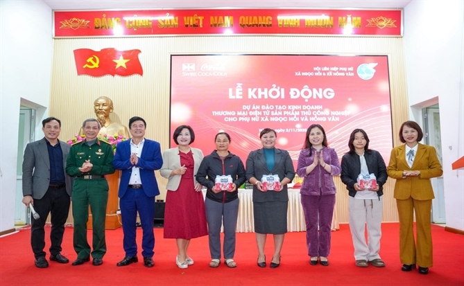 Coca-Cola Việt Nam nâng cao năng lực kinh doanh thương mại điện tử cho các nữ nghệ nhân
