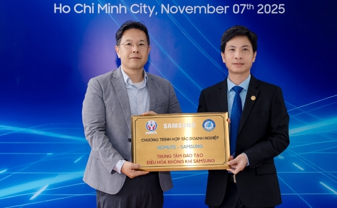 Samsung cùng ĐH Sư phạm Kỹ thuật TP.HCM nâng cao chất lượng nhân lực ngành điều hòa