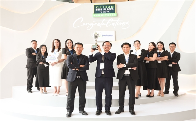 Imexpharm được vinh danh “Nơi làm việc tốt nhất Việt Nam - ngành dược” năm 2025