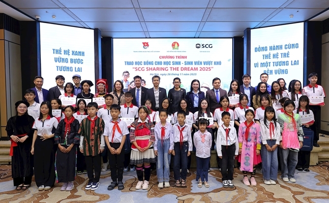 150 suất học bổng đã được trao trong chương trình SCG Sharing the Dream 2025