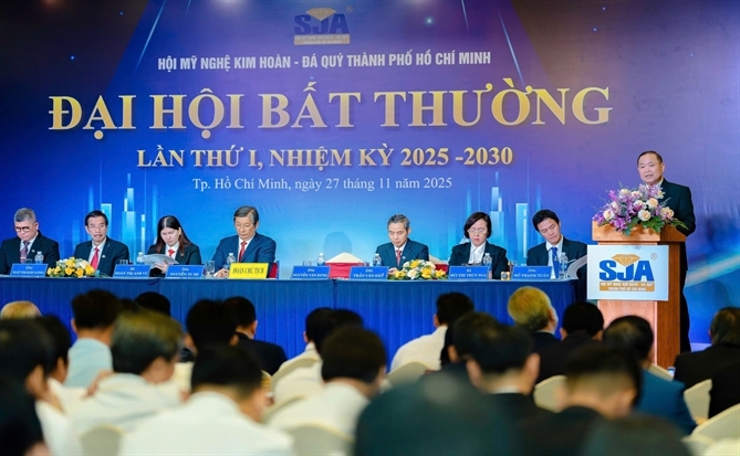 Đại hội bất thường lần I nhiệm kỳ 2025-2030 của Hội Mỹ nghệ Kim hoàn Đá quý TP.HCM