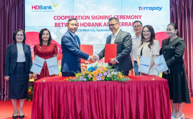 HDBank bắt tay TerraPay mở rộng mạng lưới kiều hối toàn cầu
